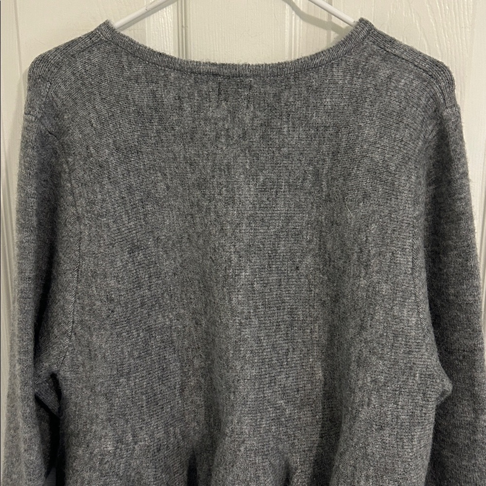 Anthropologie Maeve Rhinestone Flower Button Peplum Cardigan Sweater New Size 2X - Picture 10 of 13